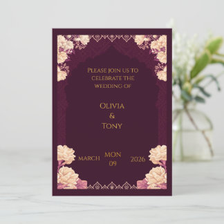 convite de casamento