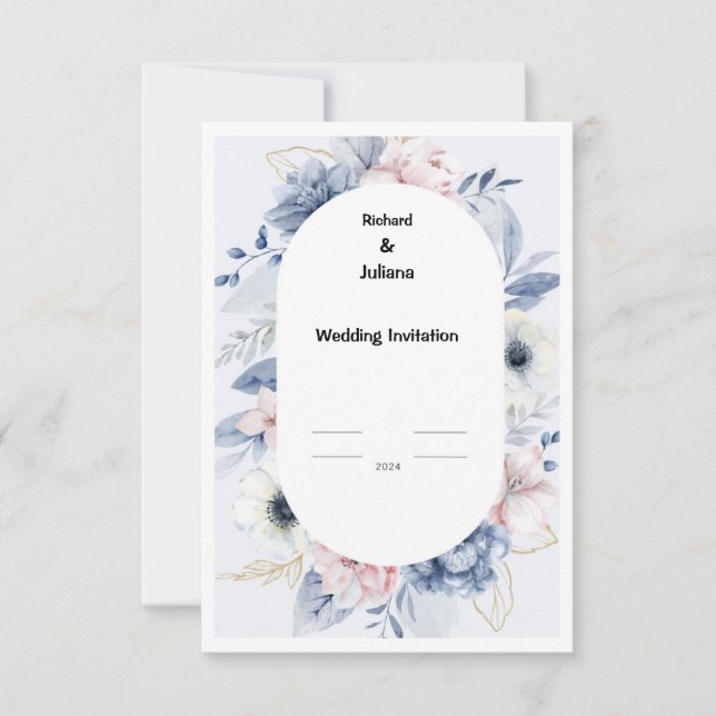 Convite De Casamento (Frente)