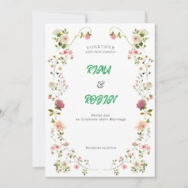 convite de casamento
