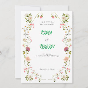convite de casamento