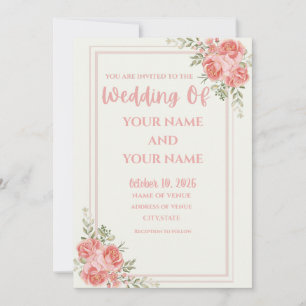 Convite de Casamento