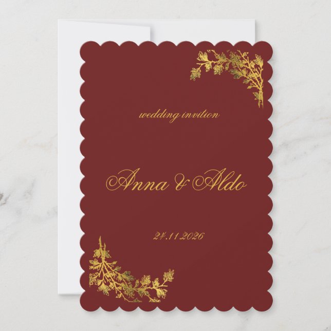 Convite de Casamento (Frente)