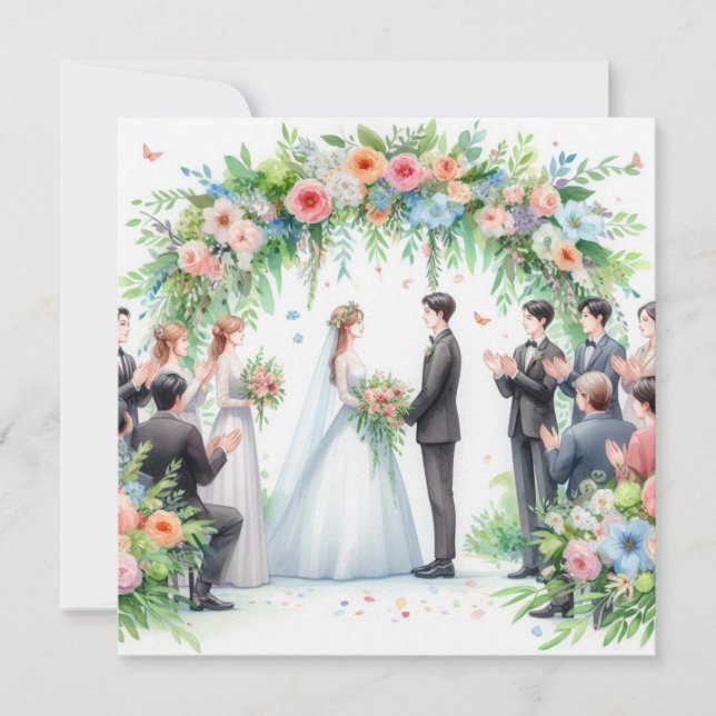 Convite De Casamento (Frente)