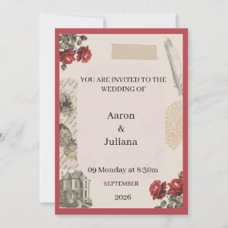 convite de casamento