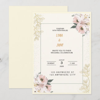 Convite de casamento