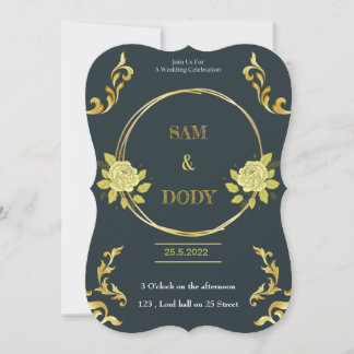 Convite de casamento
