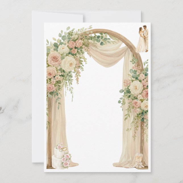 Convite de casamento  (Frente)
