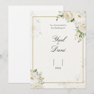 Convite de casamento