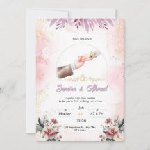 Convite de casamento