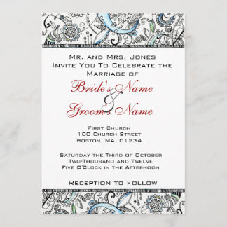 Convite de casamento