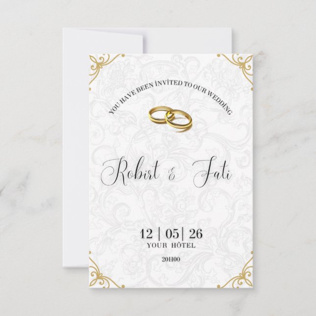 Convite de casamento (Frente)