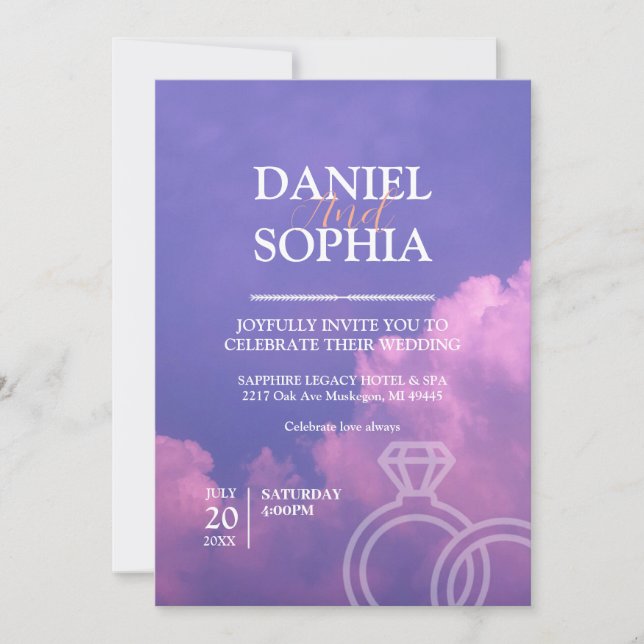 Convite De Casamento (Frente)