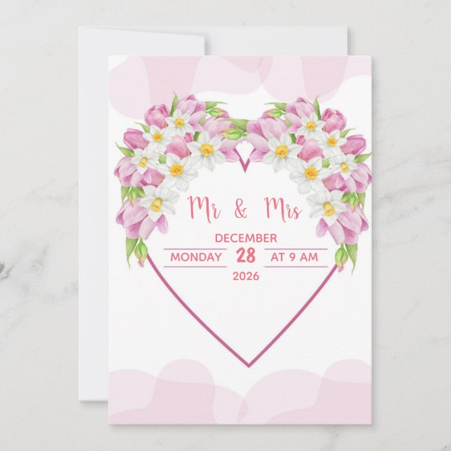 Convite de casamento (Frente)