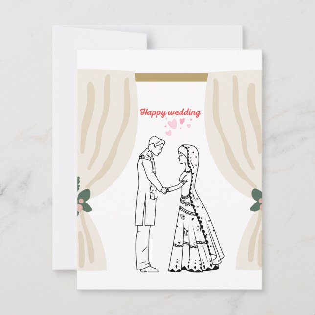 Convite de casamento  (Frente)