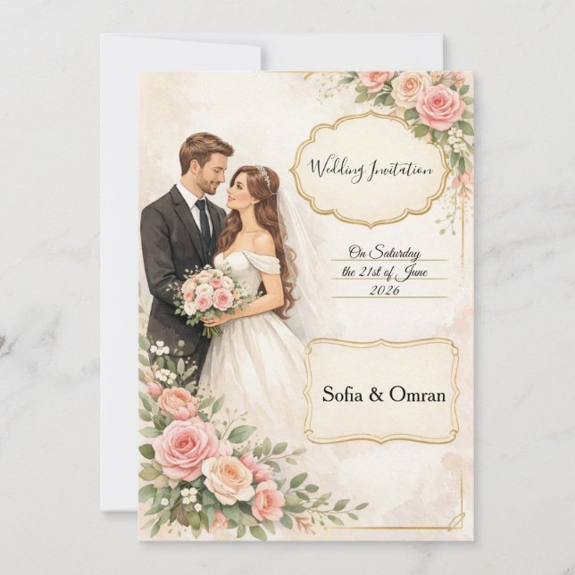 Convite de Casamento (Frente)