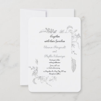 convite de casamento