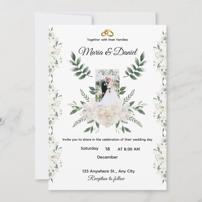 Convite de Casamento  (Frente)