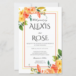 Convite de casamento