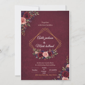 convite de casamento