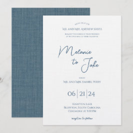 Convite de Casamento à Beira-Mar