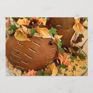 Convite de casamento africano