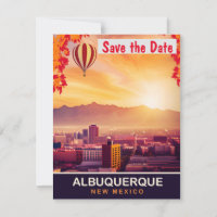 Convite de casamento Albuquerque Balloon Sky