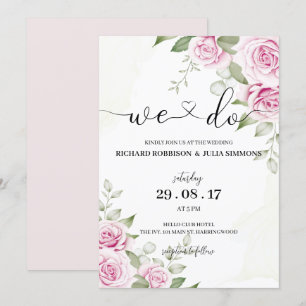 Convite de Casamento ANNA / Fazemos, Cor de Água R