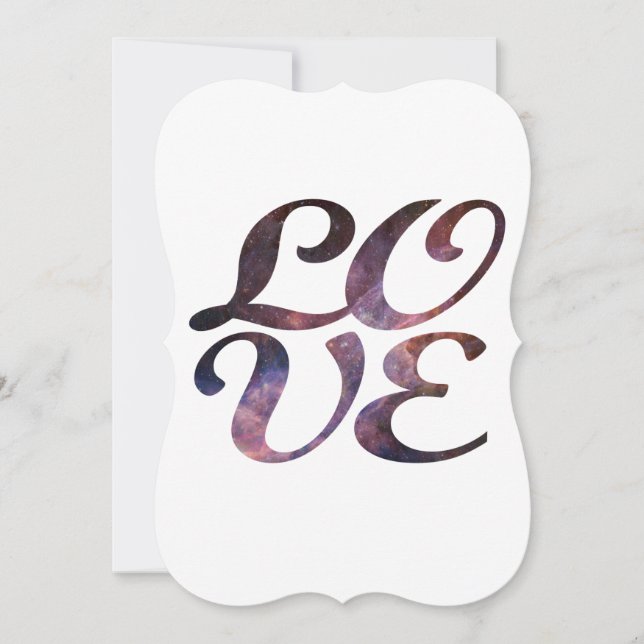 Convite de Casamento Astronomia Amor (Frente)