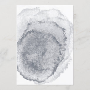 Convite de Casamento Azul Vazio Meia-Noite