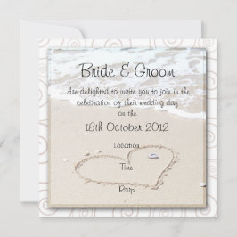 Convite de Casamento Básico BEACH