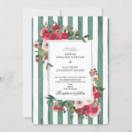 Convite de Casamento Basil Green