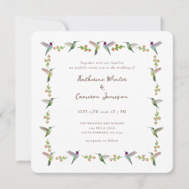 Convite de Casamento Beija-flor de Anna