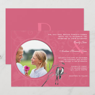 Convite de Casamento Beija-Flor HoneySuckle Vintag