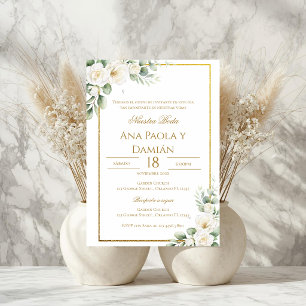 Convite de Casamento Boho Espanhol