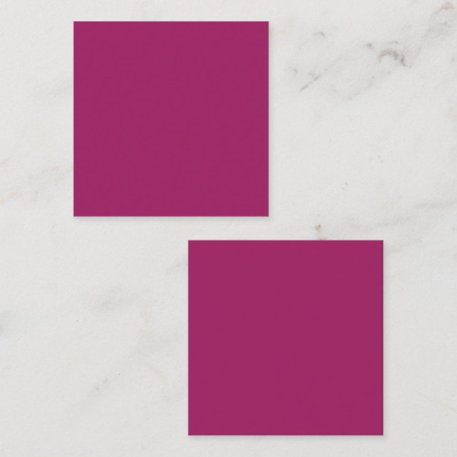 Convite de Casamento Bold Color Block – Magenta (Frente/Verso)