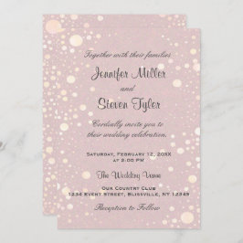 Convite De Casamento | Bolhas de Blush