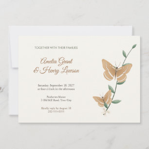 Convite de Casamento Borboleta Sailer