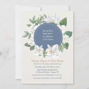 Convite de Casamento Botânico Jasmine e Orquídeas