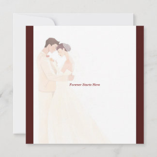 Convite de Casamento Burgundy Elegante