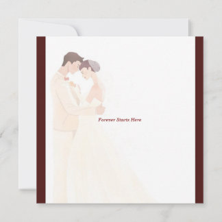 Convite de Casamento Burgundy Elegante