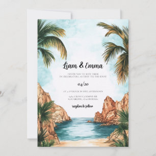 Convite de Casamento Cabo San Lucas México