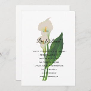 Convite De Casamento-Cala Lily