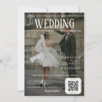 Convite de Casamento Capa de Revista