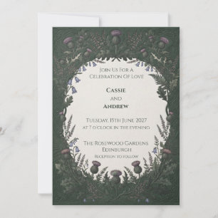 Convite de Casamento Cardo Celta