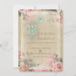 Convite de Casamento - Carta Antiga, Anúncio