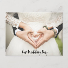 Convite de Casamento Cartão Postal do Nosso Casame