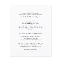 Convite de Casamento Católico Elegante e Econômico