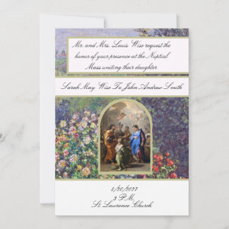 Convite de Casamento Católico Tradicional Maria