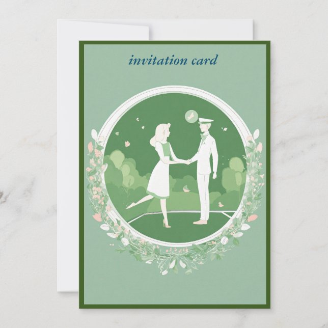 convite de casamento "Celebração do Amor" (Frente)
