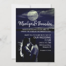 Convite de Casamento Celestial